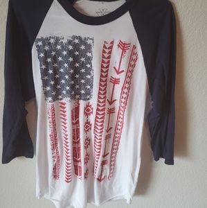 Crazy train live free patriotic tee